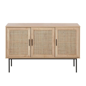 Latest Design <strong>Rattan</strong> Media <strong>Unit</strong> Console Living Room Furniture White Wood <strong>Tv</strong> Stand Cabinet - Product Image 1
