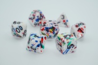 Vampir zar-kan zar D & D set-düzensiz sprey nokta sıçramak Polyhedral RPG oyun zar-D20, Dungeons & Dragons 7 Set