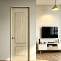 Porte à battant en bois avec cadre en aluminium, design moderne, finition de surface écologique, pour salons et chambres à coucher – Nouveauté