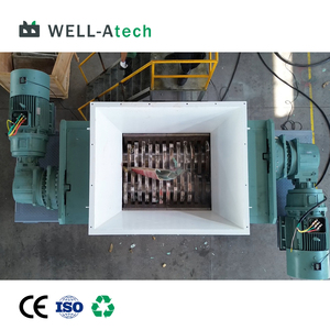 Industrial Double Shaft Shredder for Metal Wood Plastic <strong>Rubber</strong> <strong>Shredding</strong> Recycling Machine With Heavy Medium Mini Style - Product Image 2