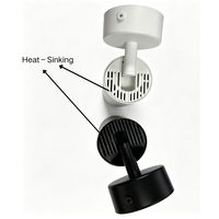 Spot LED encastré GU10 MR16, orientable, pour éclairage décoratif intérieur