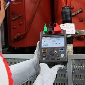 UT513A UNI-T Medidor de Resistencia de Aislamiento, Megóhmetro Digital de Alto Voltaje 5000V Rojo+Negro, Garantía de 3 Años A106 - Product Image 3