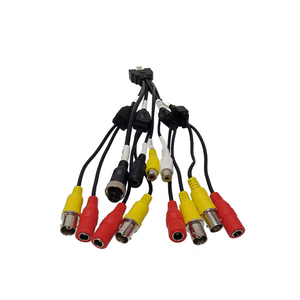 Nhà sản xuất bền hàng không <span class=keywords><strong>CCTV</strong></span> Camera cáp <span class=keywords><strong>BNC</strong></span> nối PVC Áo khoác 24V Đánh giá điện áp tương thích mạnh mẽ cũng được thực hiện - Product Image 3