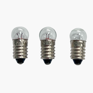 3.8V 0.2A Miniature Bulbs - Pack Of 10 E10 Base Small Light Bulbs For Projects & Equipment