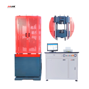 油圧ユニバーサルテストマシンソフトウェアWAW-300kN/圧縮電気油圧テンサイルテストマシン付き - Product Image 3