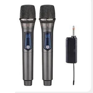 Microphone dynamique sans fil portable FM professionnel Microphone sans fil à condensateur bêta anti-interférence microfone