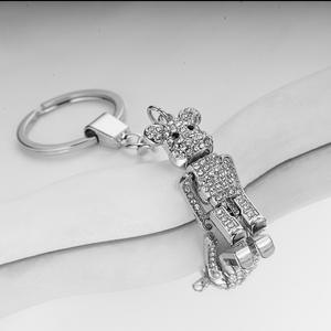 Porte-clés personnalisés en alliage de zinc gravé avec des animaux, cadeaux promotionnels pour fêtes, haute qualité - Product Image 3