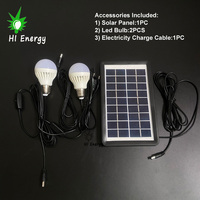 Ventilateur de table LED rechargeable solaire HiEnergy de 12 pouces, économie d'énergie, portable, 3 pales avec charge CC, alimenté par énergie solaire
