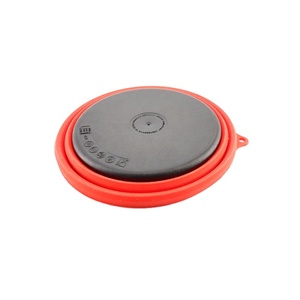 Échantillon gratuit : Bol et assiette pliables en polyester légers et compacts pour le camping, plat à riz rond en polyester + base en PA, silicone - Product Image 4
