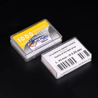 Aiguille de tatouage pour sourcils jetable en acier inoxydable, à membrane conique longue de 0,25 mm de diamètre, stérilisée à 100 % au gaz EO