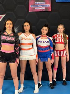 Dye Sublimation Custom All-<strong>star</strong> Cheerleading Uniform High Quality Clothing Custom Cheerleading Girl Costumes Crop Top US <strong>UK</strong> UAE - Product Image 5