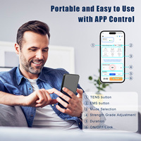 Système de récupération musculaire sans fil TENS EMS avec contrôle par application, 6 appareils indépendants, 12 modes, 20 niveaux d'intensité pour l'entraînement sportif