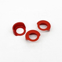 Composants de quincaillerie pour projets DIY mécaniques, anneau usiné CNC en alliage d'aluminium anodisé coloré de haute précision, personnalisés OEM