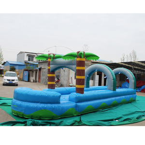 Tobogán Inflable Personalizado para Piscina, Material de PVC, Diseño de Palmera, Tobogán Acuático Inflable para Fiestas en el Patio Trasero - Product Image 1