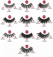 Cils longs et vaporeux faits à la main, effet naturel, outils de maquillage pour les yeux, cils 3D en vison, faux cils