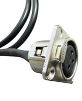 Câble de connexion en forme de D, connecteur XLR femelle 3 broches vers XLR mâle 3 broches