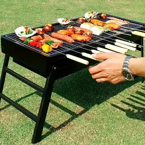 Nhà Máy Bán buôn du lịch ngoài trời có thể gập lại than nướng di động yakitori BBQ nướng thịt nướng cho cắm trại vườn