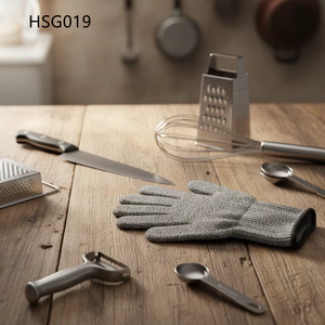 HY,Laser Cutting Durable <strong>Palm</strong> Maximum Protection Anti-cut Safety Gloves Unisex-Adults Trade 40cm Available Working Gloves HSG019 - Product Image 2