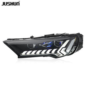 JUSHUN mise à niveau Laser Led Style phare phare dynamique Plug and Play pour <span class=keywords><strong>audi</strong></span> Q7 2020-2023 lampe frontale phare - Product Image 3