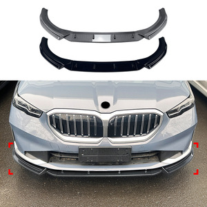 Amp-Z Front Bumper Lip For BMW 5 Series G60 G61 2024 Carbon Fiber Texture Matte Finish Tuning Style - Product Image 1