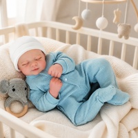 20 Zoll Lebensechte Reborn-Babypuppe aus Weichem Vinyl Realistische Neugeborenen-Puppe Spielzeug für Kinder Geschenk Großhandel Individuell Anpassbar