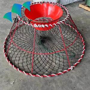 Trappola per Granchi a Cono in Rete Nera 13,5KG per Granchi delle Nevi Cilene, Coreano e Brasiliano - Product Image 5