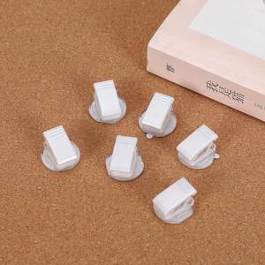Acrylic PP Swivel Clip, Multi Function <b>Plastic</b> Paper Clamp for DIY Photo Cards, Office Documents, Displays and Promotional Gifts - Product Image 2