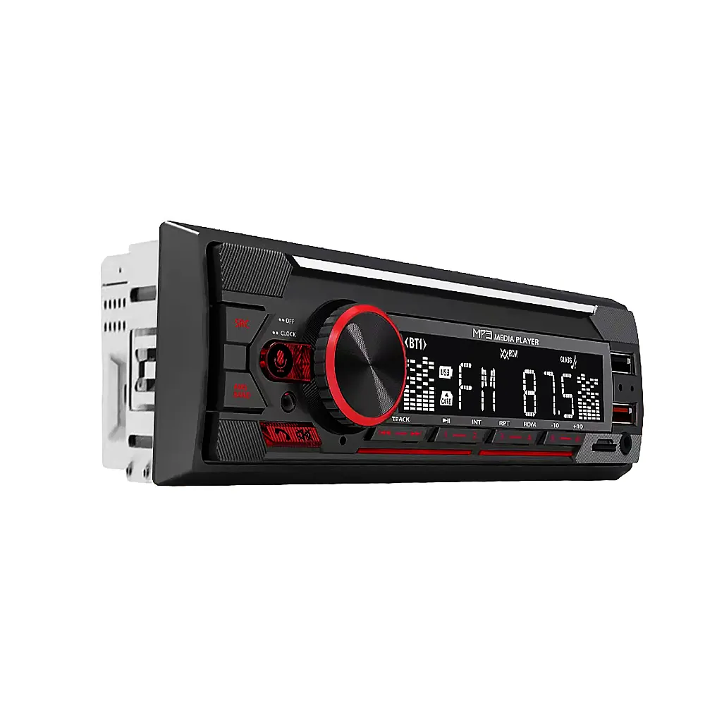 1 Din Car MP3 Player 740 Universal MP3 Auto Radio Car Stereo 2 USB Colorful Light Car MP3 Player