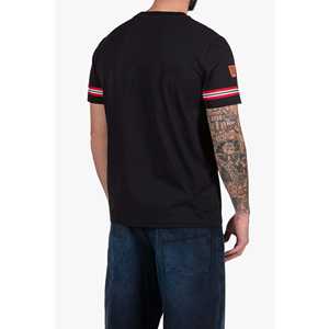 Camiseta Deportiva Bagnaia 63 al por Mayor, 150 Gramos, 100% Algodón, Negra, Antiencogimiento, Cuello Redondo, Ropa para Hombre para Exportación - Product Image 6