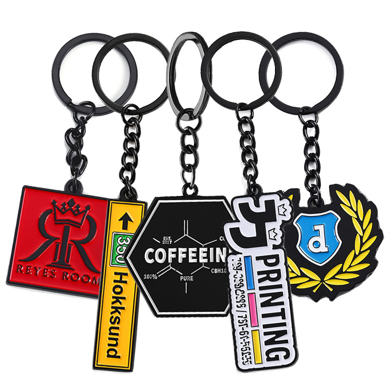 Metal Enamel Key Chains Wholesale Custom