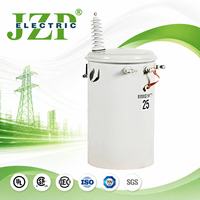 Transformateur monophasé monté sur poteau JZP léger et facile à installer, 15 kVA, 35 kV primaire, 110-240 V secondaire, pour éclairage public