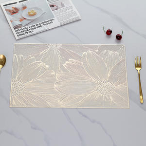 حصير طاولة بيديزي بلاستيك مقاوم للحرارة من كلوريد البولي فينيل لديكور المنزل - Product Image 3