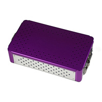 Boîte de stérilisation en aluminium de haute qualité, instruments chirurgicaux orthopédiques médicaux, boîte à vis et à clous, conteneur de désinfection