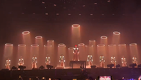Projecteur de scène professionnel LED 40x30W RGBW 4-en-1 avec anneau lumineux circulaire pour concert