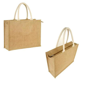 Sac messager de jute de mode de haute qualité avec logo personnalisé vente en gros de sacs durables écologiques fournisseur indien - Product Image 6