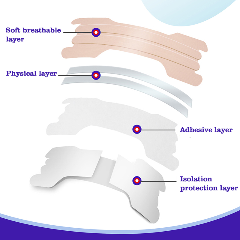 2022 hot products customized anti snoring nasal strips to breathe better breathe easy