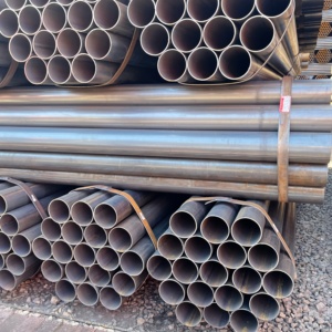 <span class=keywords><strong>Tuyau</strong></span> en <span class=keywords><strong>acier</strong></span> au carbone soudé à chaud ASTM A252 ERW Q345, dimensions du gainage - Product Image 1