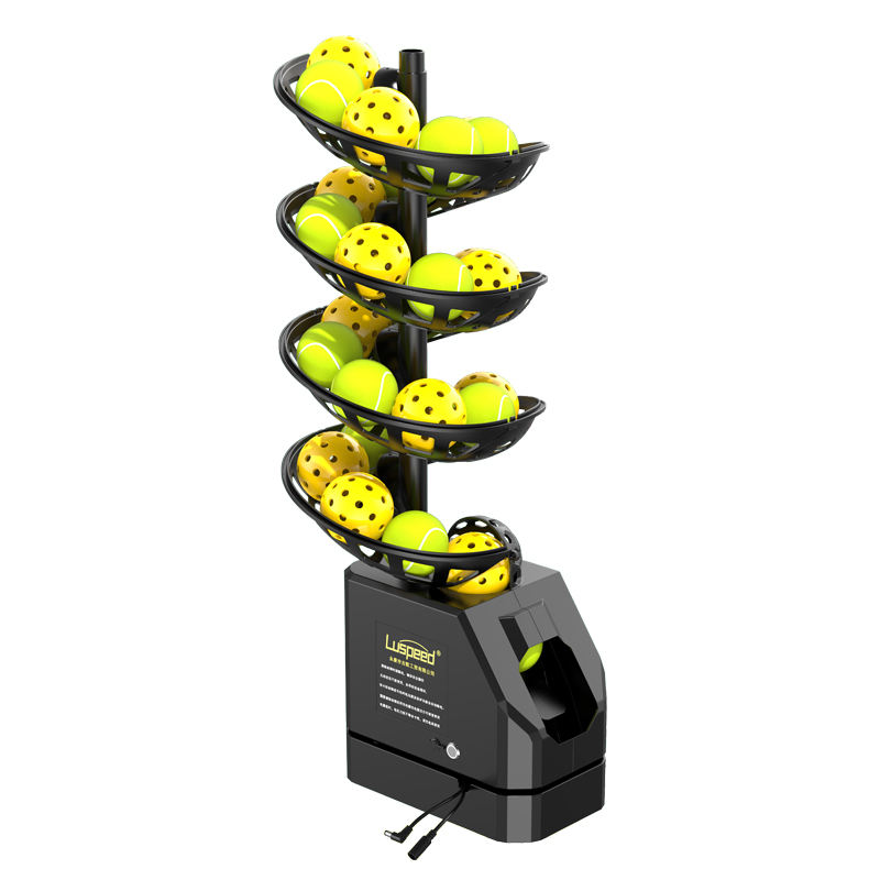 Portable ABS Indoor Universal Tennis Training Machine Equipped with a 33-ball Automatic Launcher for Training and Entertainment