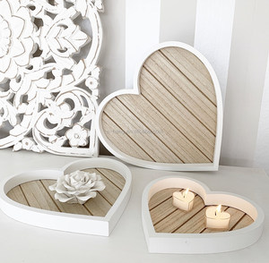 Juego de bandejas de corazón OEM 2021 de 3 100% bandejas de <span class=keywords><strong>madera</strong></span> de bambú con forma de corazón componibles - Product Image 5