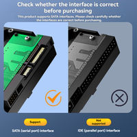 Cable de Datos USB2.0 a Sata2.0 al por Mayor para Discos Duros Mecánicos y de Estado Sólido de 2.5/3.5 Pulgadas