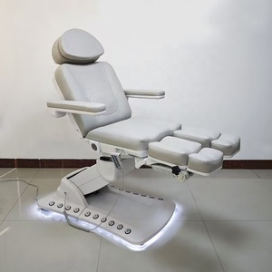 Modern Electric Facial <b>Bed</b> Adjustable Salon Treatment Chair PU Leather Beauty <b>Bed</b> with Headrest Legrest - Product Image 1