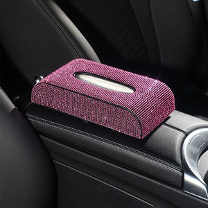 Bling <span class=keywords><strong>voiture</strong></span> <span class=keywords><strong>porte</strong></span>-boîte à mouchoirs strass cristal Auto <span class=keywords><strong>porte</strong></span>-serviettes siège arrière <span class=keywords><strong>papier</strong></span> serviette housse accessoires de <span class=keywords><strong>voiture</strong></span> pour les femmes - Product Image 5