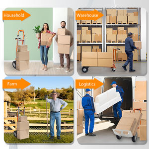 Troli Lipat Aluminium 3 in 1 Tugas Berat dengan Roda Tiup dan Pegangan Ergonomis untuk Konstruksi, Logistik - Product Image 6