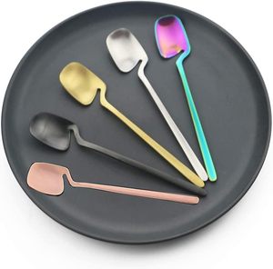 Cucchiaio da tè in acciaio inossidabile di natale cucchiaio da Dessert per coppettazione di gelato piccolo <span class=keywords><strong>cucchiaino</strong></span> di miele - Product Image 6