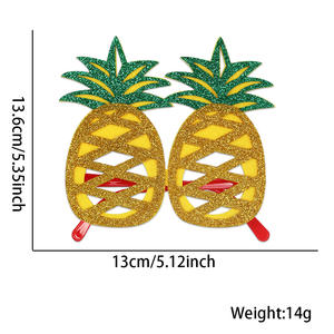 Lunettes de soleil amusantes pour fête hawaïenne tropicale, avec motifs ballon de <span class=keywords><strong>plage</strong></span>, flamant rose, <span class=keywords><strong>cocotier</strong></span>, accessoires de photomaton, fournitures de décoration estivales - Product Image 3