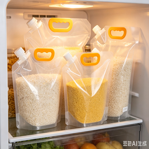 Bolsa con Boquilla Transparente de 5L para Alimento de Mascotas, Directo de Fábrica, con Verificación Rápida y Acceso Conveniente - Product Image 1