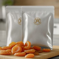 Sachet d'emballage alimentaire transparent 250g pour épices et assaisonnements, pochette verticale personnalisable avec impression pour assaisonnements
