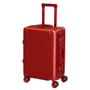 Valise moderne à cadre en <span class=keywords><strong>aluminium</strong></span> de style dessin animé avec logo personnalisable Roues pivotantes Valise à bagages à main en PC de voyage de l'usine - Product Image 2