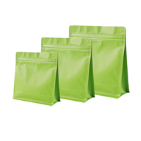 Sac de stock en plastique de taille courte à fermeture à glissière refermable sac d'emballage en plastique à poche plate sac d'emballage alimentaire