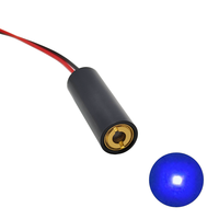 Lampu proyeksi cahaya bintang biru, 10X30mm 450nm 1mW 5mW 10mW 20mW Dot modul Laser cahaya bintang biru bagian peralatan Laser